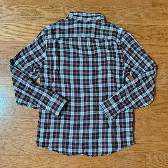 Threads & Heirs Red Plaid Shirt - Size Medium - Picture 8 of 8
